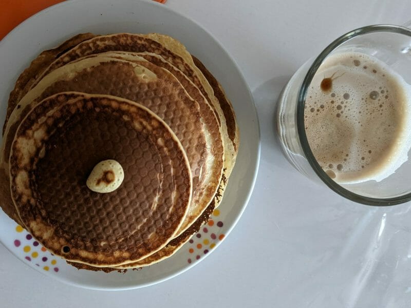 Cliquez pour zoomer ! Pancakes à la banane Thermomix par elodie1772