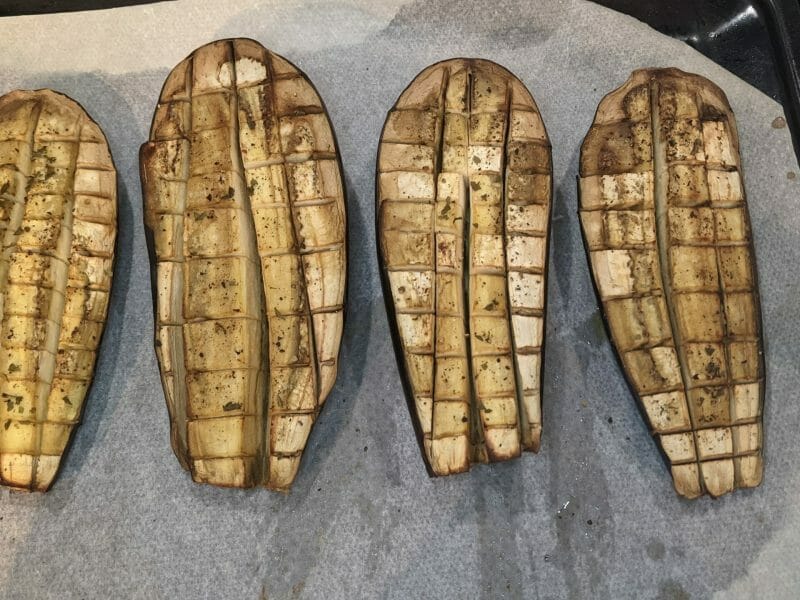 Cliquez pour zoomer ! Aubergines farcies au thon Thermomix par elodie1772