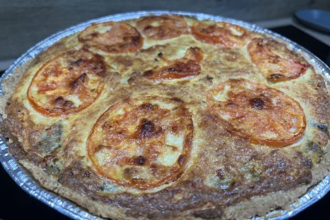 Cliquez pour zoomer ! Quiche thon et aubergines Thermomix par choupette.81