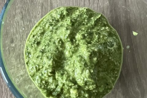 Cliquez pour zoomer ! Pesto aux fanes de radis Thermomix par choupette.81
