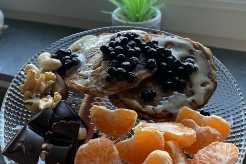 Cliquez pour zoomer ! Pancakes healthy flocons d’avoine et banane Thermomix par choupette.81