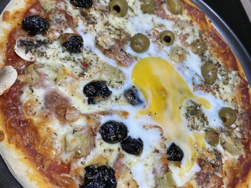 Cliquez pour zoomer ! Pizza capricciosa Thermomix par choupette.81