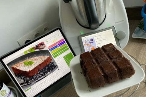 Cliquez pour zoomer ! Gâteau au chocolat et courgettes Thermomix par choupette.81