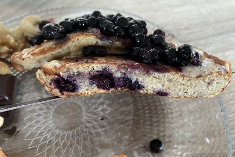 Cliquez pour zoomer ! Pancakes healthy flocons d’avoine et banane Thermomix par choupette.81