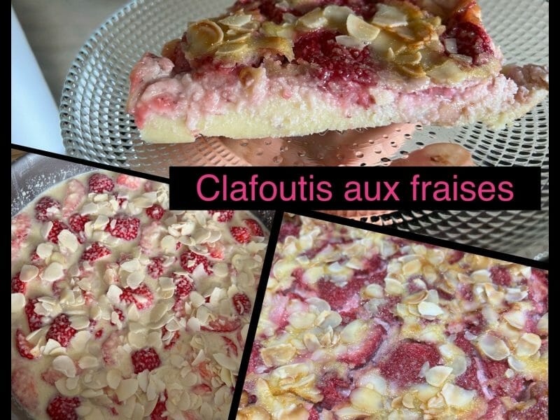 Cliquez pour zoomer ! Clafoutis aux fraises Thermomix par choupette.81