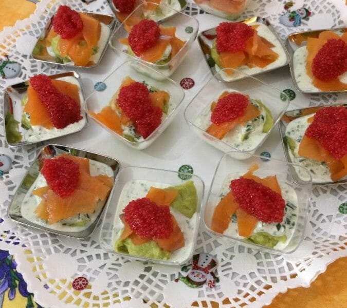 Cliquez pour zoomer ! Verrines saumon avocat Thermomix par tratrazora