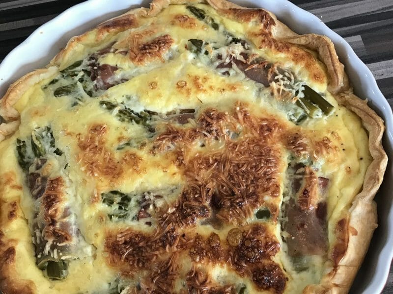 Cliquez pour zoomer ! Tarte asperges et jambon Thermomix par cilou des hauts de france