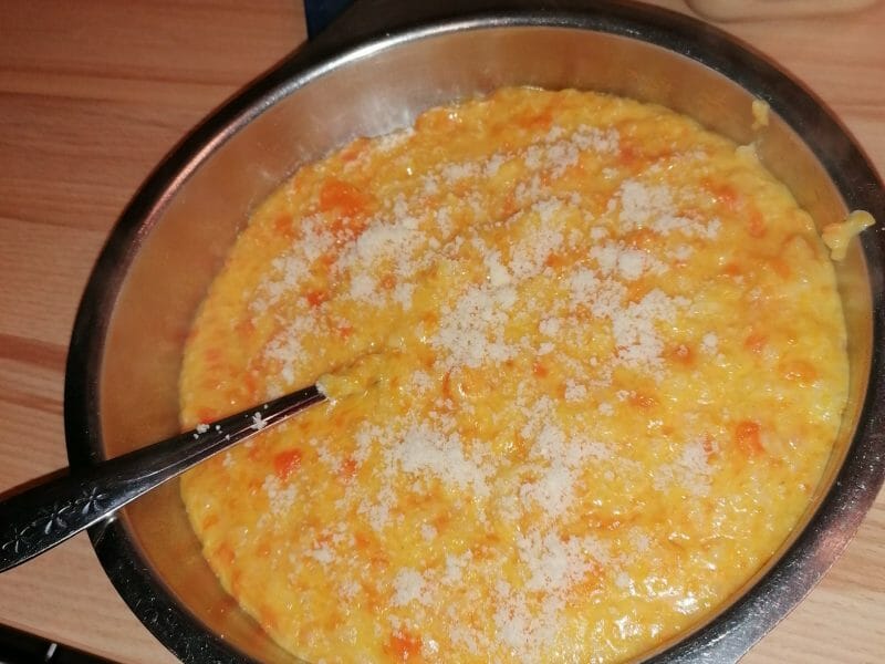 Cliquez pour zoomer ! Risotto aux carottes et parmesan Thermomix par pirev