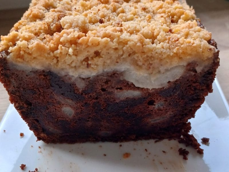 Cliquez pour zoomer ! Crumb cake poires et chocolat Thermomix par skapin