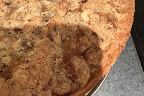 Cliquez pour zoomer ! Tarte aux pommes façon crumble Thermomix par marceeux