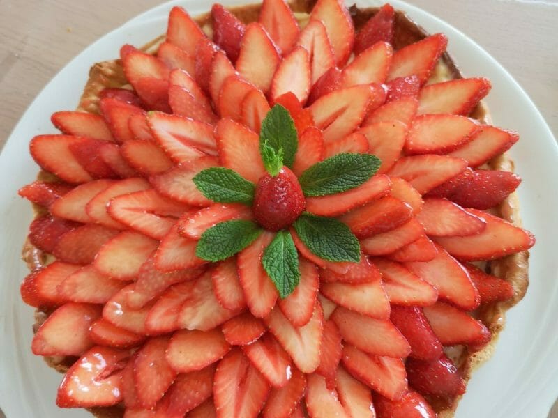 Cliquez pour zoomer ! Tarte aux fraises Thermomix par celineclea05