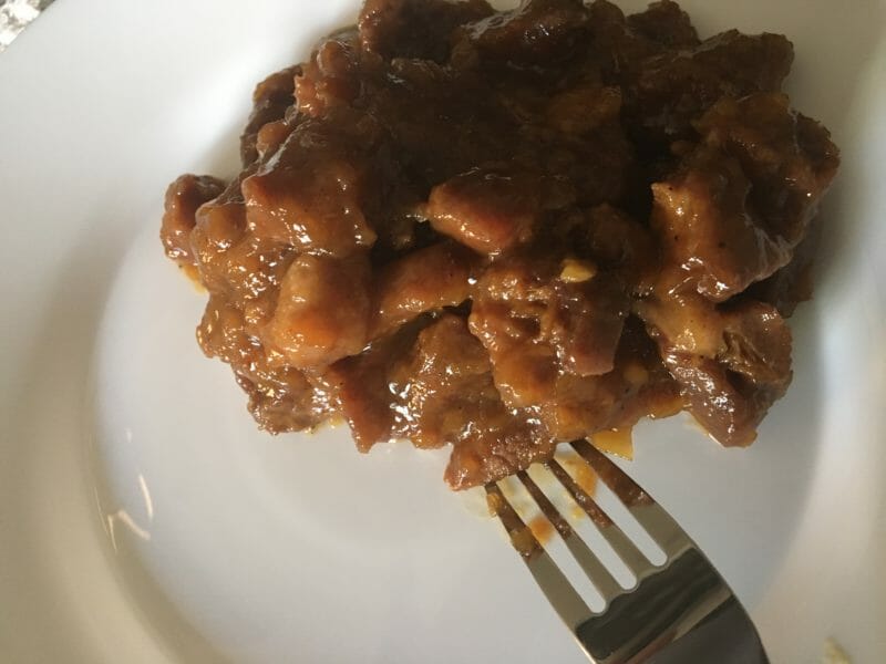 Cliquez pour zoomer ! Porc au caramel Thermomix par Fabienne974