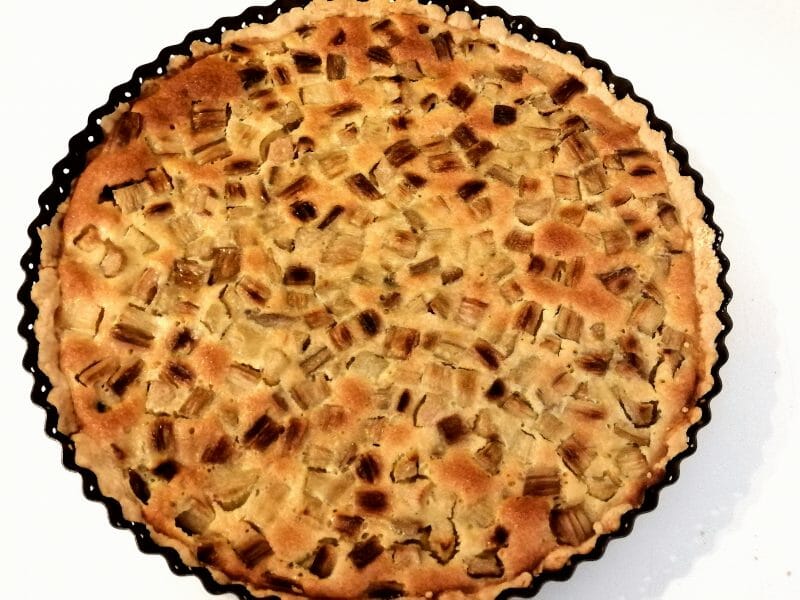 Cliquez pour zoomer ! Tarte à la rhubarbe Thermomix par AurelineB