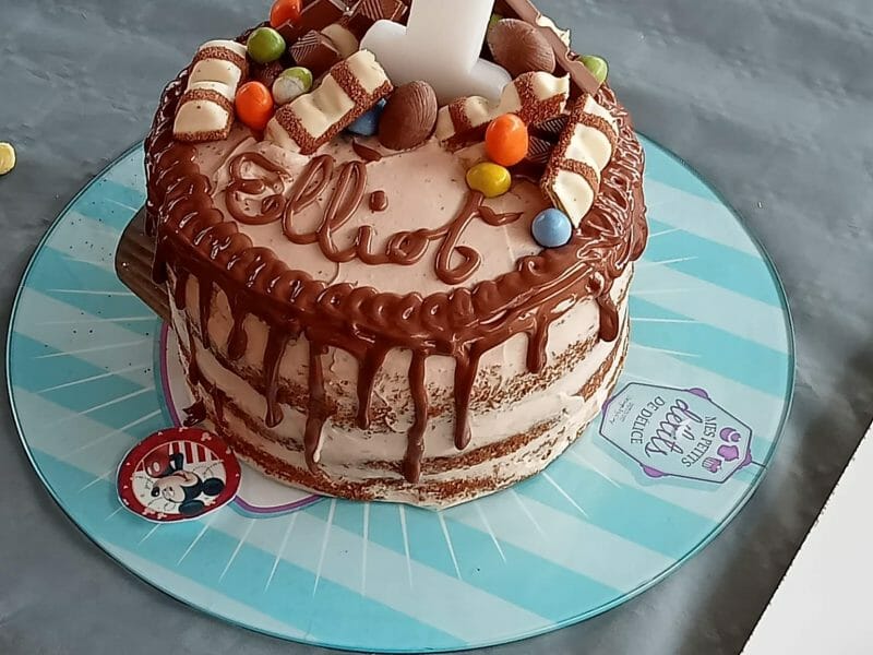 Cliquez pour zoomer ! Layer cake Kinder Bueno Thermomix par elodied80
