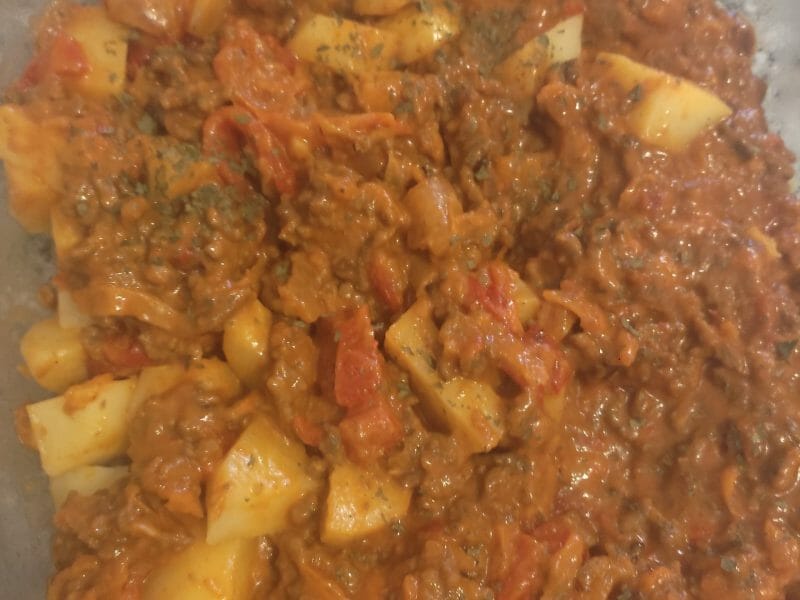 Cliquez pour zoomer ! Boeuf aux poivrons et pommes de terre Thermomix par elodied80