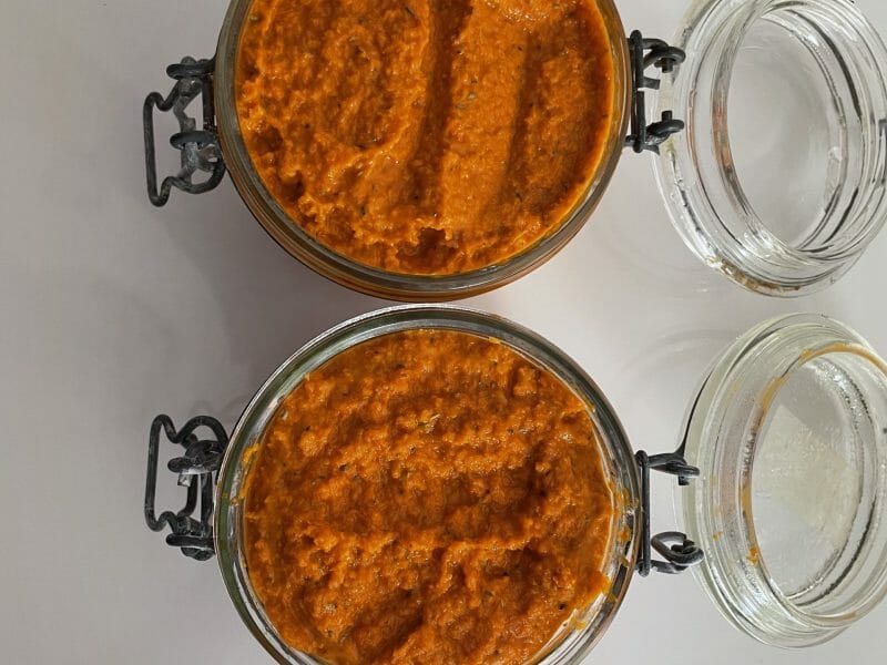 Cliquez pour zoomer ! Tartinade carottes et tomates Thermomix par Pifette