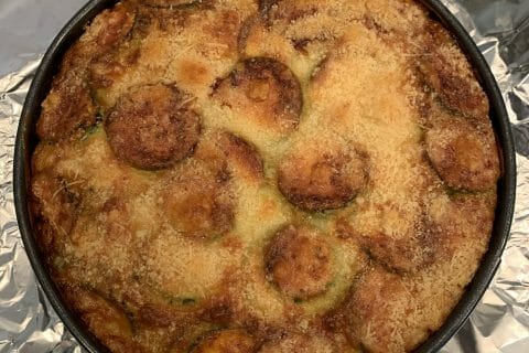 Cliquez pour zoomer ! Gâteau invisible aux courgettes Thermomix par Pifette