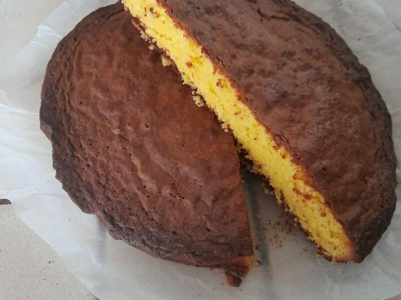 Cliquez pour zoomer ! Gâteau chocolat noix de coco Thermomix par ludivine_195