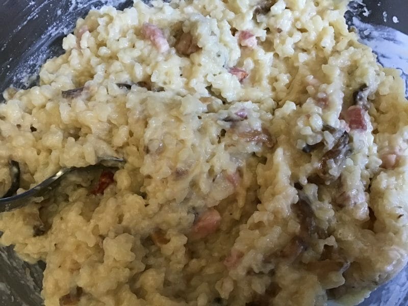 Cliquez pour zoomer ! Risotto poireaux et lardons Thermomix par Pioke