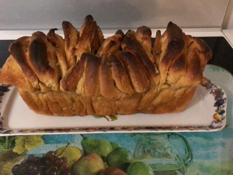 Cliquez pour zoomer ! Brioche à effeuiller à la cannelle Thermomix par Biscotte36