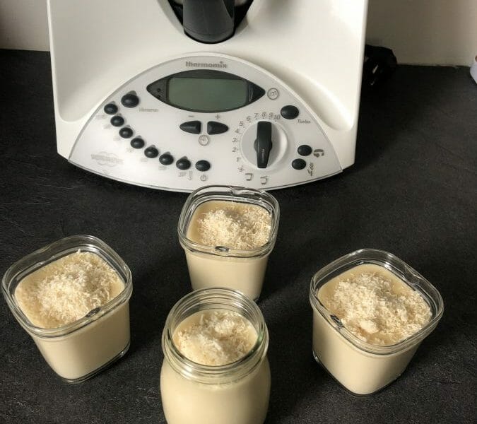 Cliquez pour zoomer ! Crème dessert à la noix de coco Thermomix par Biscotte36