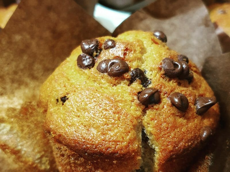 Cliquez pour zoomer ! Cake banane et pépites de chocolat Thermomix par Nadia_aupalaisdesdelices