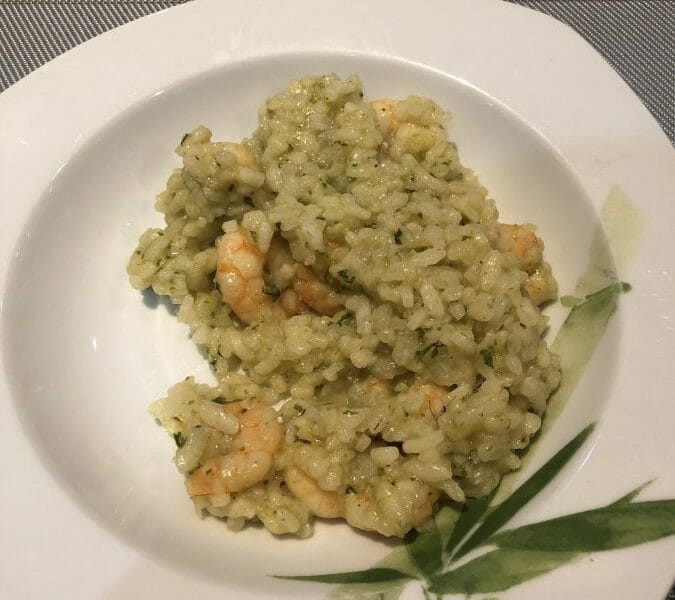 Cliquez pour zoomer ! Risotto crevettes et curry Thermomix par vaneb