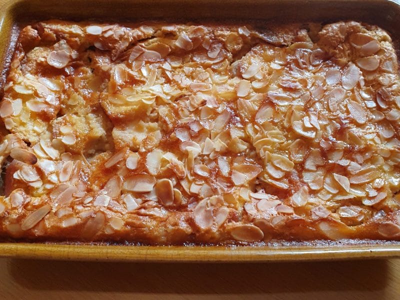 Cliquez pour zoomer ! Clafoutis aux pêches Thermomix par domino543