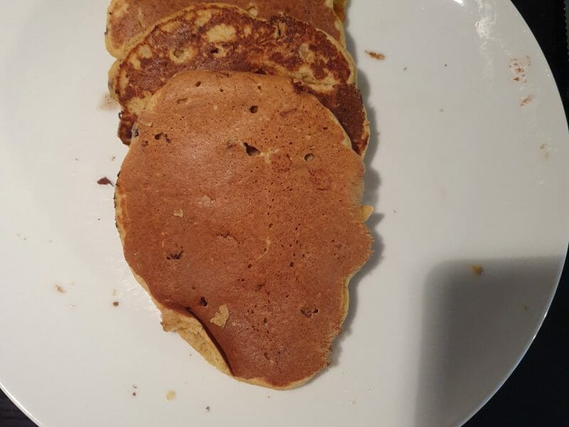 Cliquez pour zoomer ! Pancakes healthy flocons d’avoine et banane Thermomix par deb05