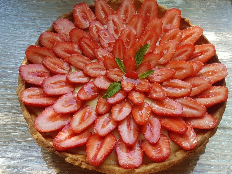 Cliquez pour zoomer ! Tarte aux fraises Thermomix par laureb44