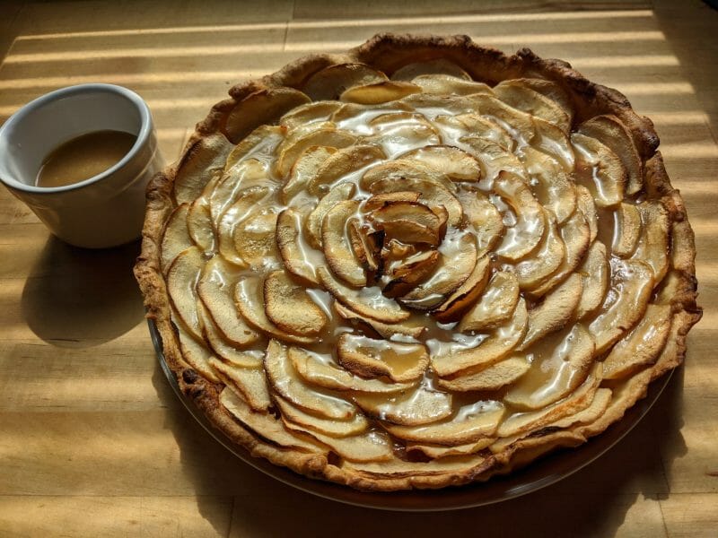 Cliquez pour zoomer ! Tarte pom’pote et caramel beurre salé Thermomix par laureb44