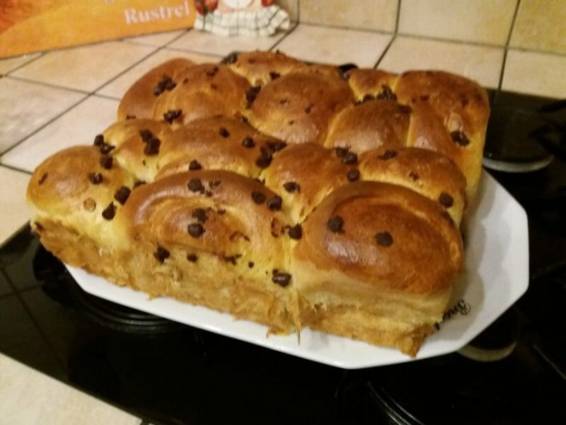 Brioche tressée à la mie filante au Thermomix - Cookomix