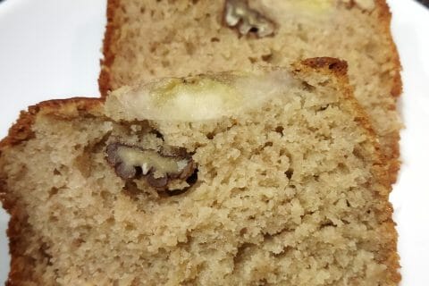 Cliquez pour zoomer ! Banana bread aux noix de pécan Thermomix par plassans