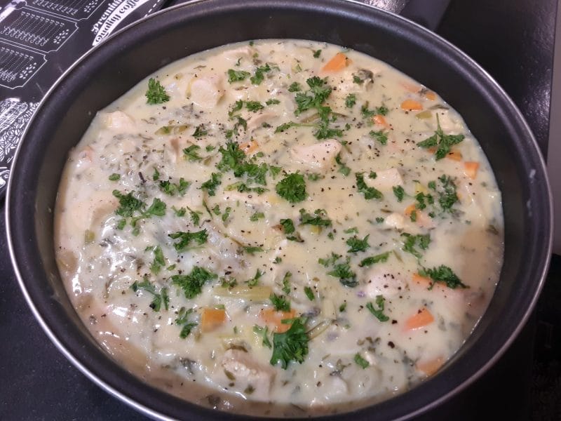 Cliquez pour zoomer ! Waterzooï de poulet Thermomix par plassans