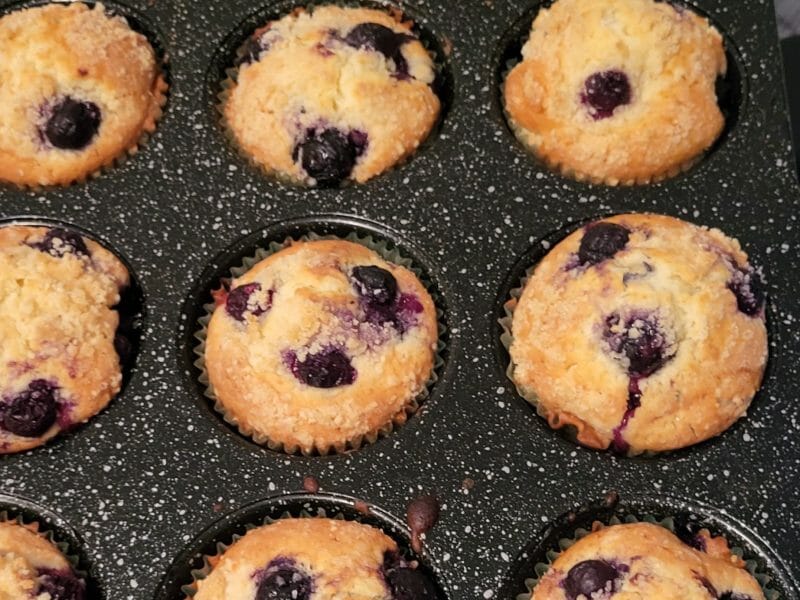 Cliquez pour zoomer ! Muffins aux myrtilles Thermomix par leila_lyna-ambreen