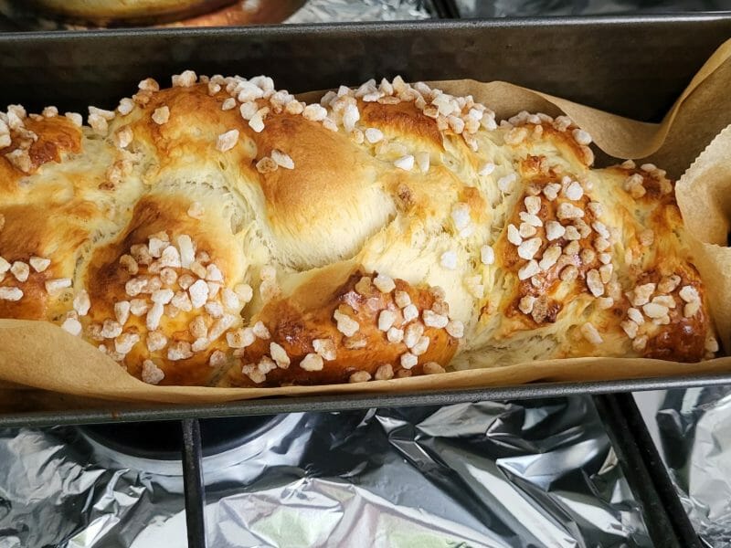 Cliquez pour zoomer ! Brioche tressée à la mie filante Thermomix par leila_lyna-ambreen