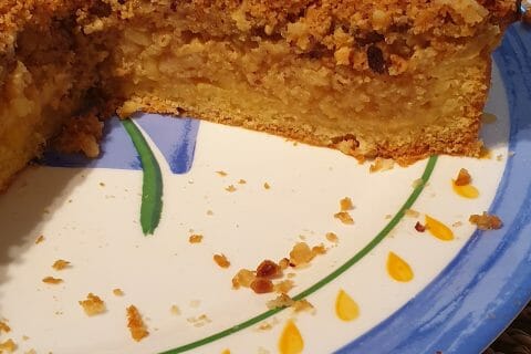 Cliquez pour zoomer ! Tarte aux pommes façon crumble Thermomix par cookyss