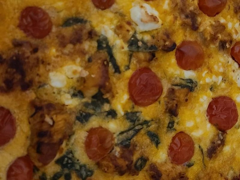 Cliquez pour zoomer ! Quiche poulet et tomates cerises Thermomix par david.peruches