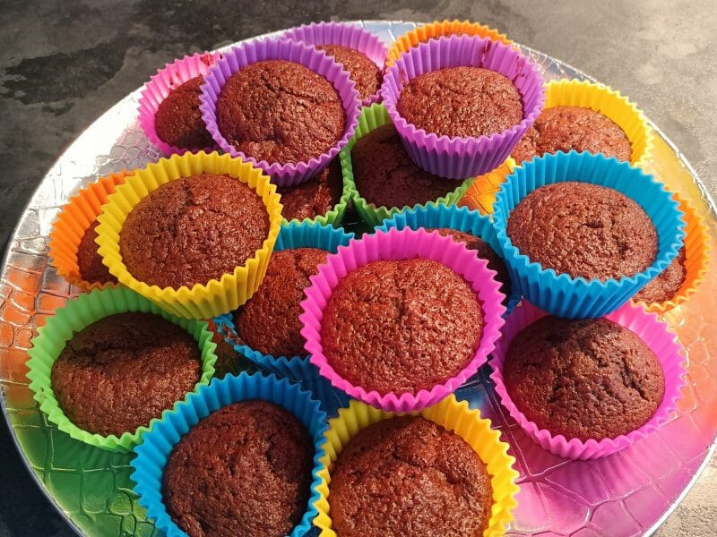 Cliquez pour zoomer ! Muffins poires chocolat Thermomix par Amel iie