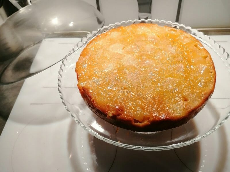 Cliquez pour zoomer ! Gâteau renversé aux pommes caramélisées Thermomix par Amel iie
