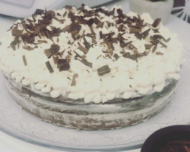 Cliquez pour zoomer ! Bûche forêt noire Thermomix par fatymix92