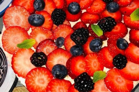 Cliquez pour zoomer ! Tarte aux fraises sans cuisson Thermomix par fatymix92