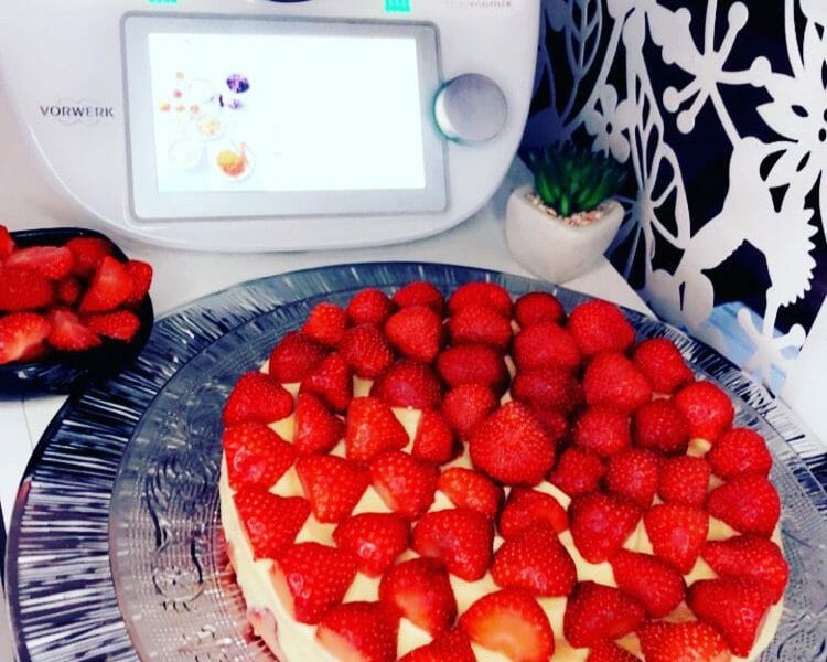 Cliquez pour zoomer ! Fraisier Thermomix par fatymix92