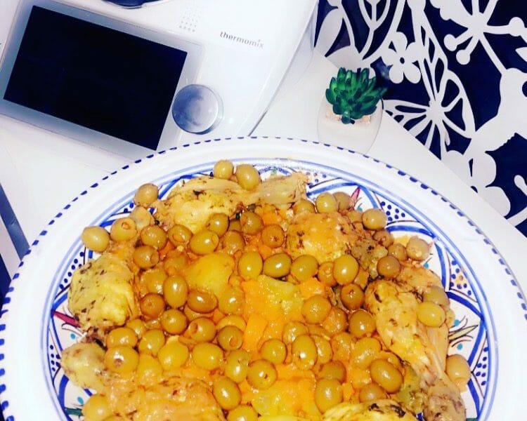 Cliquez pour zoomer ! Tajine de poulet aux olives Thermomix par fatymix92
