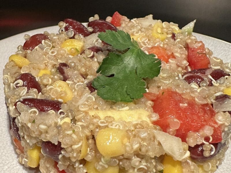 Cliquez pour zoomer ! Salade de quinoa mexicaine Thermomix par Gigimagic77