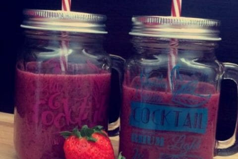 Cliquez pour zoomer ! Smoothie fraise myrtille au Thermomix