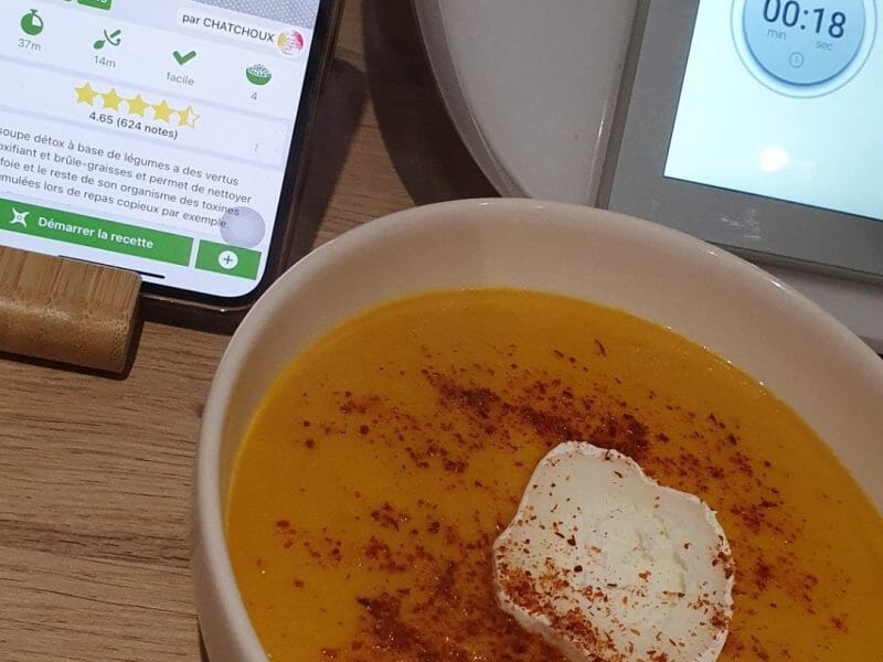 Cliquez pour zoomer ! Soupe detox Thermomix par samiatou