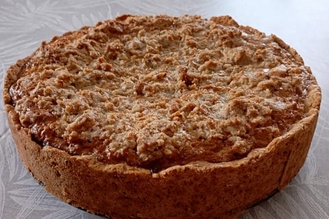 Cliquez pour zoomer ! Tarte aux pommes façon crumble Thermomix par isabellel