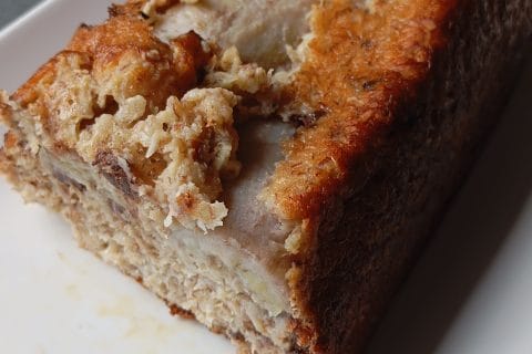 Cliquez pour zoomer ! Gâteau de flocons d’avoine à la banane Thermomix par isabellel
