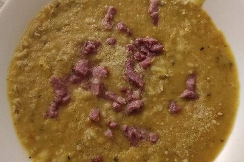 Cliquez pour zoomer ! Soupe à l’orge et aux haricots blancs Thermomix par isabellel